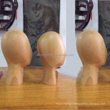 Display wooden head natural color